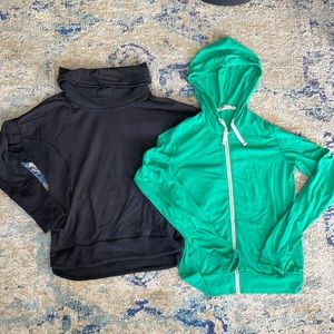 Bundle of 2 small sweatshirts Lululemon and Abbot & Main
